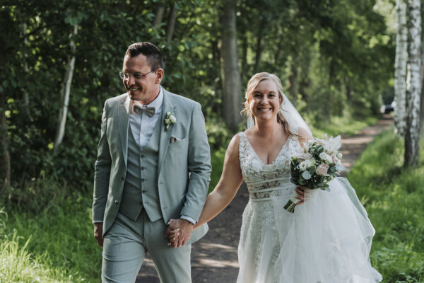 Hochzeitspaarshooting in Lüneburg an der Ilmenau